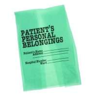 Patients Belonging Bag - Selco.ie - Property Bag Green