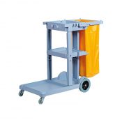 Alternative view of Janitorial Cleaning Cart With Waste Bag