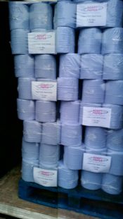 Pallet Centerfeed Blue Roll -140 Cases - In Stock Selco