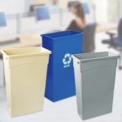 Alternative view of 90 lt Slim Bin with Paper Slot Lid