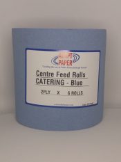 Centrefeed Wiper Roll 2ply Blue