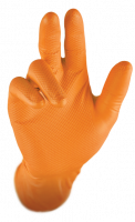 orange Grip Nitrile Gloves Selco.ie