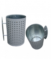 Round Wall/Pole Litter Bin 48lt