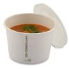 Compostable 12oz Soup Cup & Lid Optional - Selco.ie