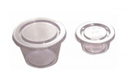 Clear Portion Pot 4oz Sauce pots