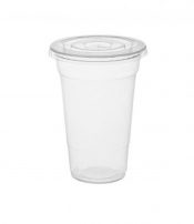 Alternative view of Plastic Lid For Pint Glass Takeaway- PINT TO GO