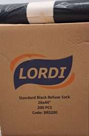 Black Sacks Bin Bags Cleaningsuppliesireland.ie Strong Refuse Sack