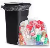 Clear Strong Refuse Sack - Bin Bag- Selco.ie