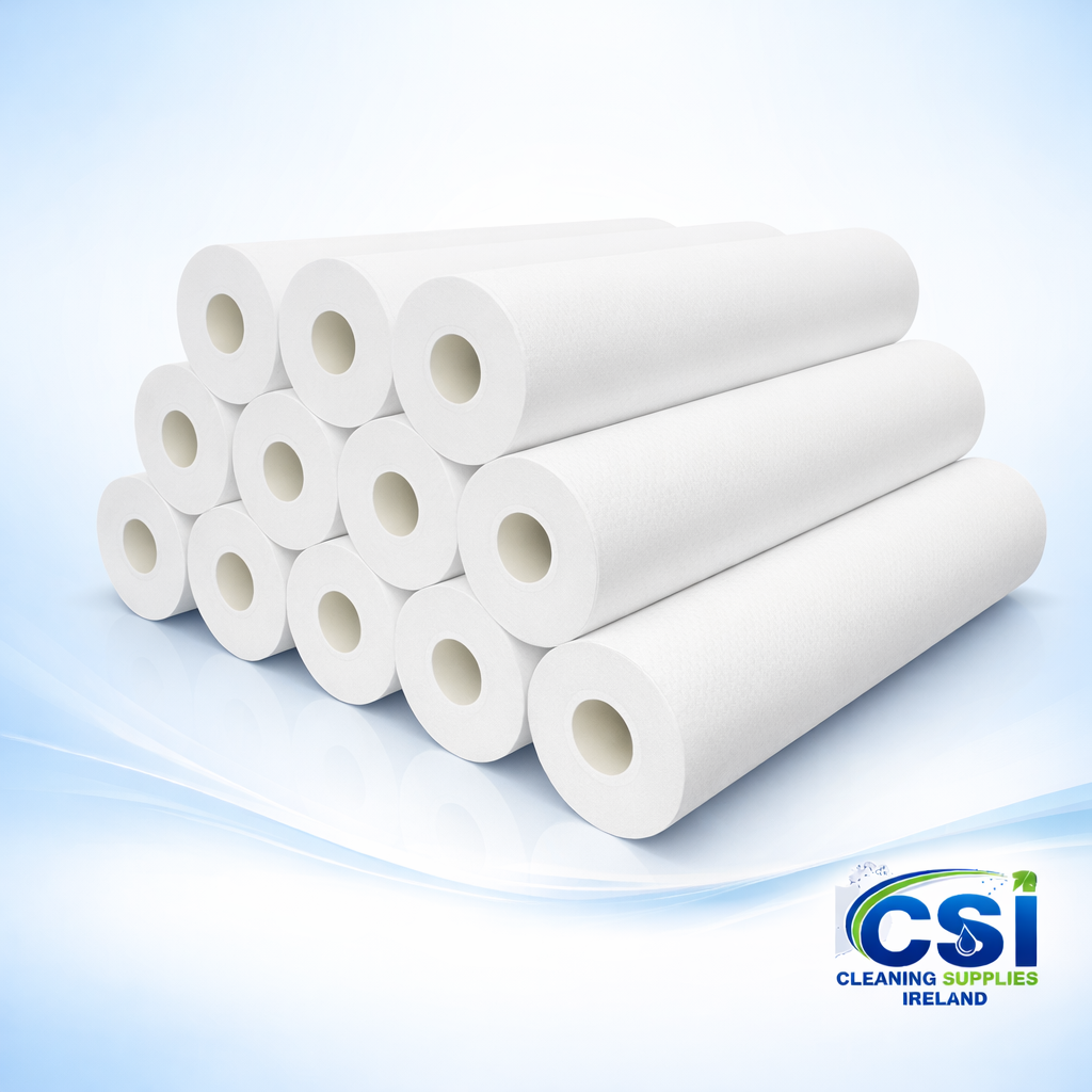 10 Inch Hygiene Rolls White Case of 24