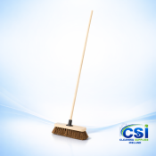 12 Inch 30cm Wooden Sweeping Brush with Black and White Bristles and Handle Ireland