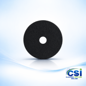 Black Floor Stripping Pads 17 Inch - Heavy Duty (Box of 5)