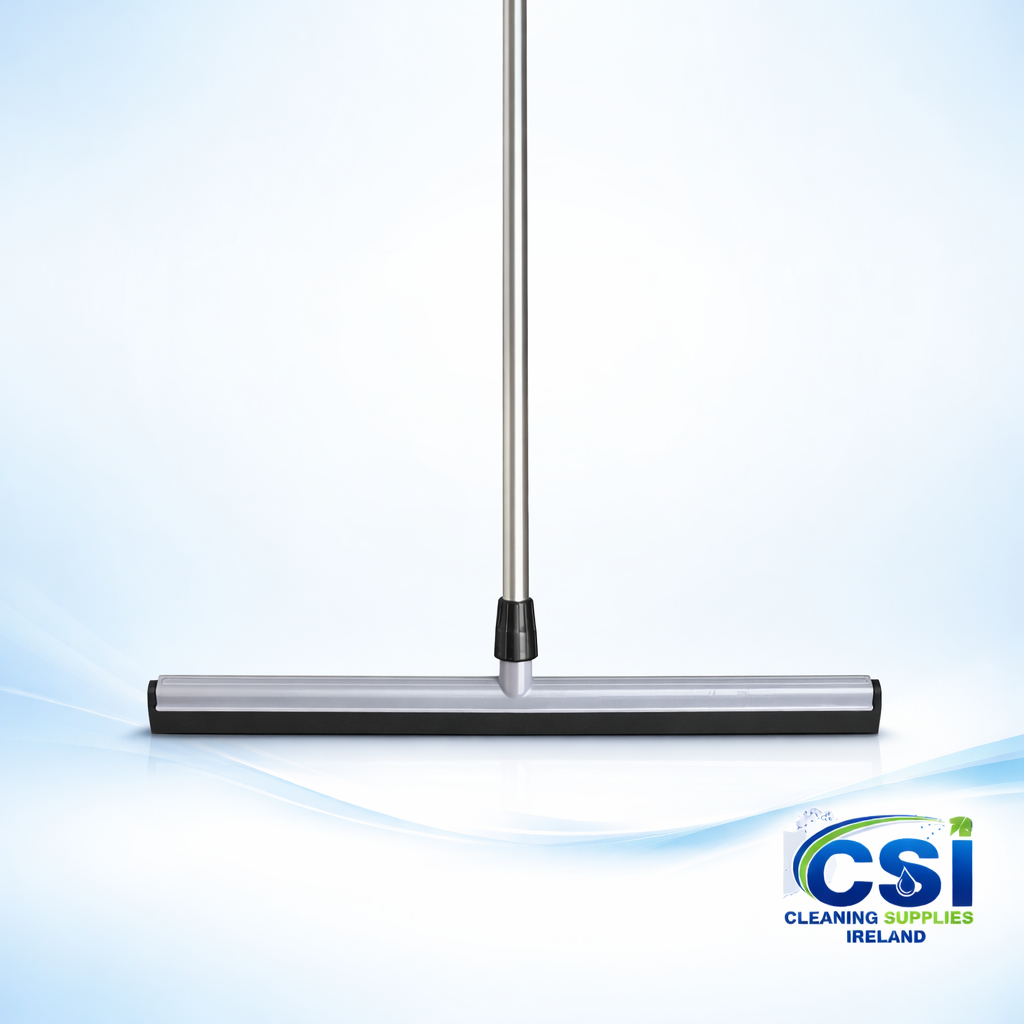 18" Heavy Duty Foam Floor Squeegee with Handle (Gray)