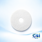 White Floor Polishing Pads 27 Inch - Super Polish (Box of 5)