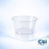 2000 Pack of 2oz Clear Compostable PLA Portion Pots for Sauces and Dips