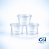 4oz Clear Portion Sauce Pots with Lids 2500 Combo Pack Ireland