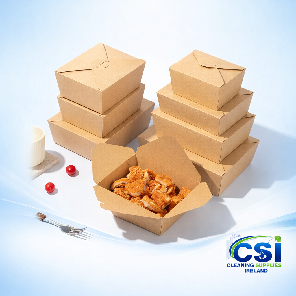 750ml Leakproof Kraft Food To Go Box Ireland Wholesale 450 Pack