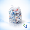90L Clear Bin Bags 26x44 – Tall Transparent Recycling Sacks (Rolls)