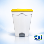 90L Mobile Pedal Bin – HACCP Catering Waste (Coloured Lids)
