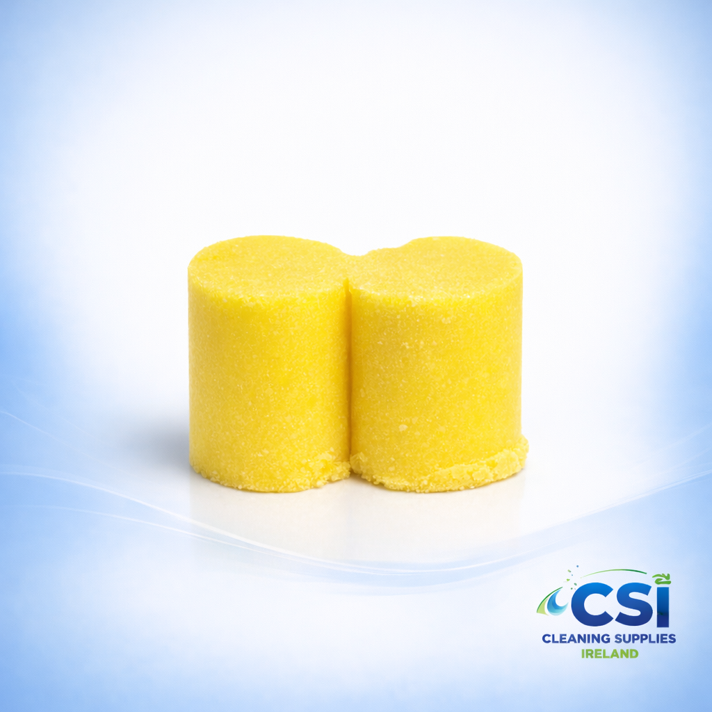 Alternative view of Lemon Channel Blocks – 3kg Bucket (Approx 145 Urinal Cubes)