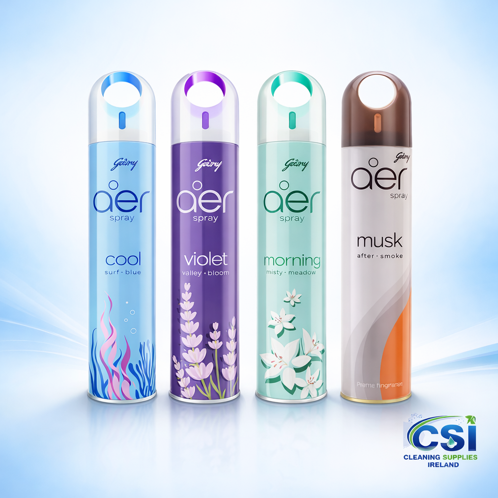 Twin Pack of 300ml Air Freshener Aerosol Sprays with Natural Oils