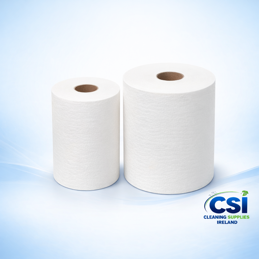 Auto Cut Hand Towel Rolls White 21cm x 140m Embossed for Professional Dispensers