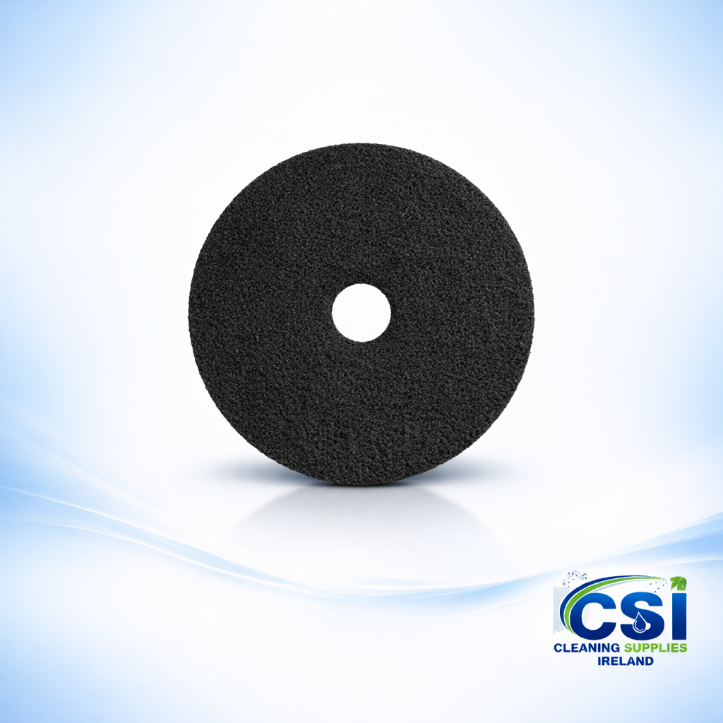 Black Floor Stripping Pads 20 Inch - Heavy Duty (Box of 5)