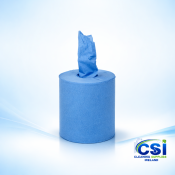 Blue Centrefeed Roll 2ply 600 Sheets Case