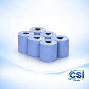 Blue Centrefeed Roll Bulk Ireland 35 Case Half Pallet Deal