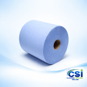 Blue Centrefeed Rolls 2-Ply Embossed Catering Kitchen Wiper 6 Pack Bulk Ireland