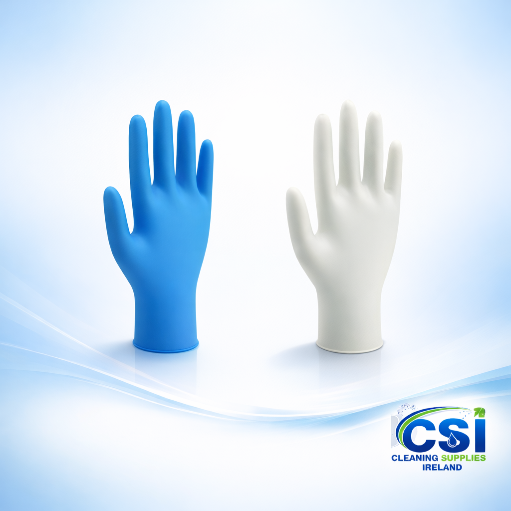 Professional Blue Latex Gloves Lightly Powdered Case of 1000