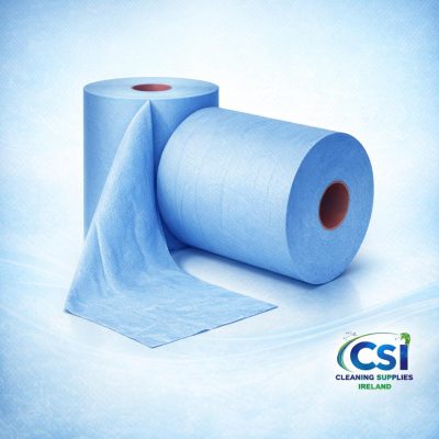 Blue Roll 6 Pack 2-Ply Centrefeed Kitchen Wipes - 600 Sheets Per Roll