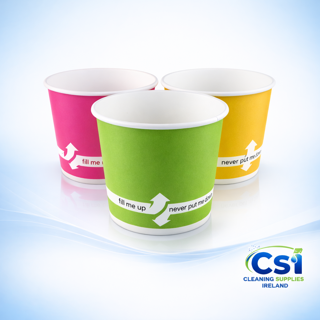 Bright Green Ice Cream and Frozen Yogurt Sweet Cups 4oz to 12oz