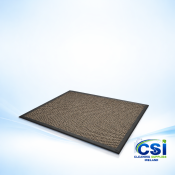 Large Commercial Entrance Mat (8ft x 4ft) - Brown/Black