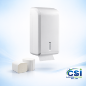 Bulk Pack Toilet Tissue Dispenser White