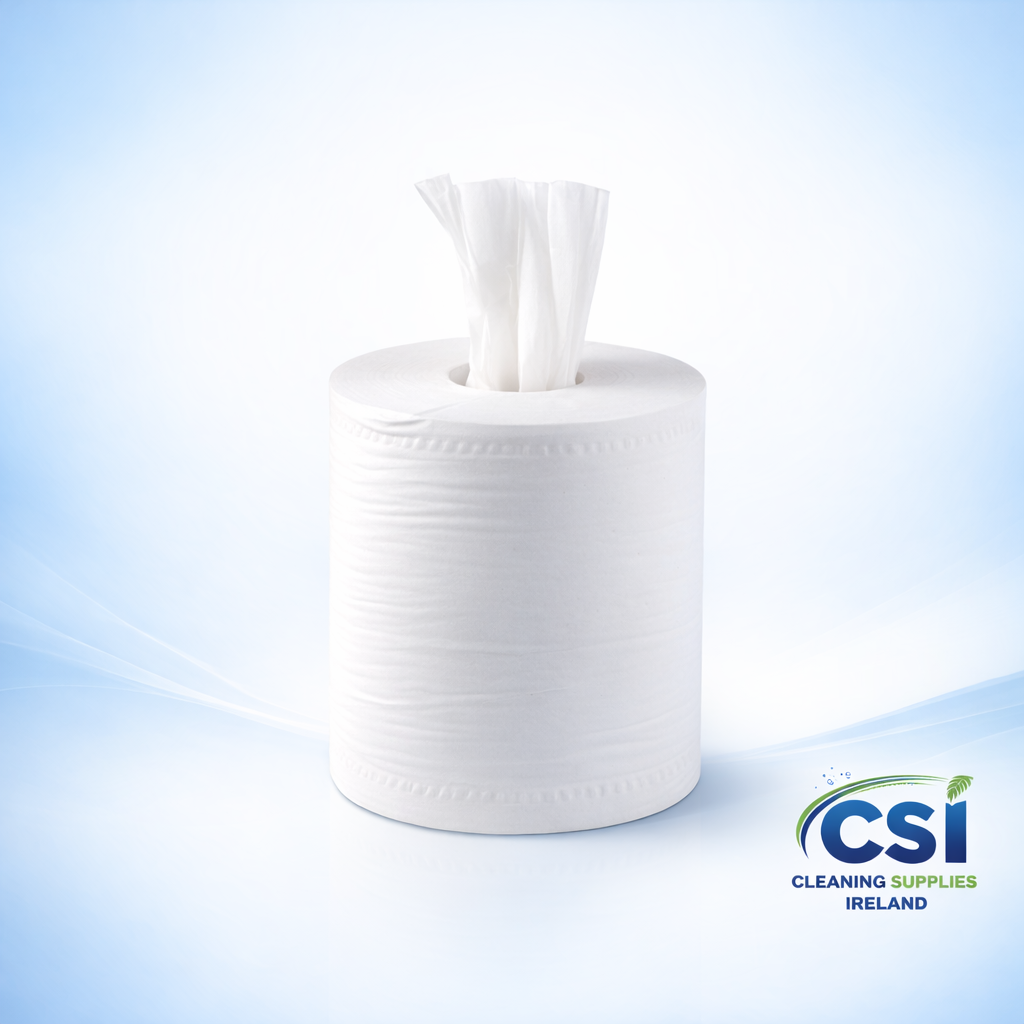 Centre Pull Wipe Roll 2ply White 140m Centrefeed for Hospitals and Offices