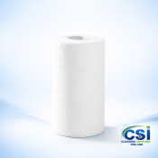 Cheap 2-Ply White Paper Roll Towels 6 Pack Bulk Case for Commercial Dispensers