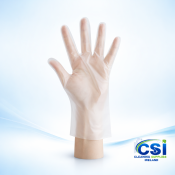 Clear Vinyl Gloves - Powder Free (Box of 100)
