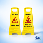 Caution Closed for Cleaning Sign - A-Frame (Heavy Duty)