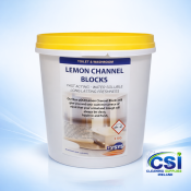 Dysys 3kg bucket of lemon bio urinal blocks for commercial washroom deodorising Ireland