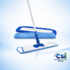 Complete Microfibre Flat Mop Kit with 125cm Handle and Spare Head