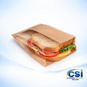 Compostable Deli Sandwich & Bloomer Bags - Bulk Case