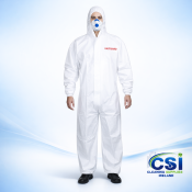 Disposable Coverall Suit - Chemical & Asbestos Protection (Type 5/6)