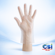 Clear Vinyl Gloves - Powder Free (Case of 1000)