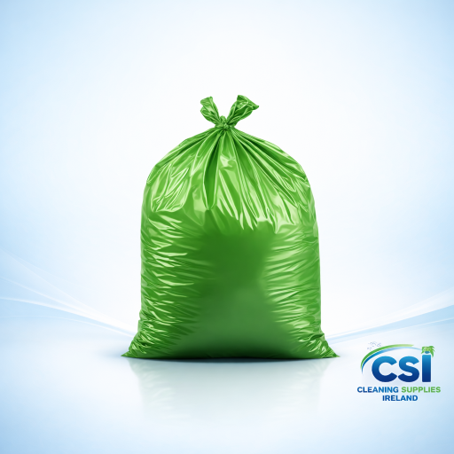 Degradable Clear Bin Bags 26 x 44 Inch Strong Eco Friendly Refuse Sacks Case of 200