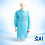 Disposable Visitor Lab Coat White
