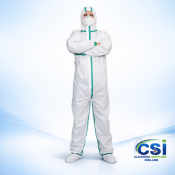Disposable Workwear Coverall CE Class III Type 5 and 6 Protective Body Suit Ireland