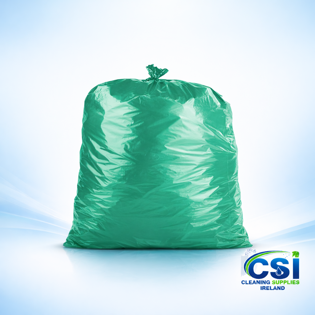 Eco Degradable Refuse Sacks 200 Pack Bulk Case for Sustainable Waste Management Ireland