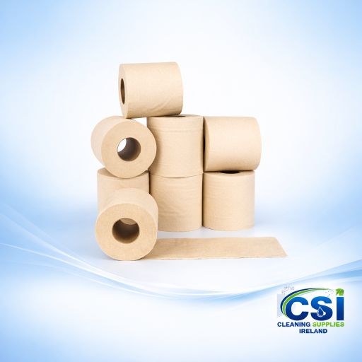 Bulk 48 Pack Eco-Friendly Bamboo and Unbleached Toilet Paper Rolls 320 Sheets Ireland