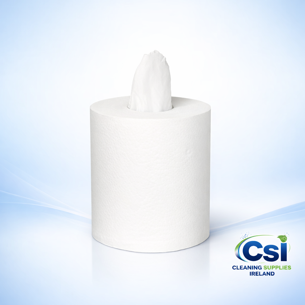 ExtractOne Midi Centrefeed Toilet Roll 180m 2-Ply Pure Tissue 6 Pack