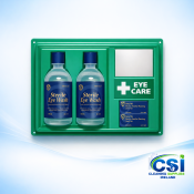 Emergency Eye Wash Station - Wall Mounted with Mirror